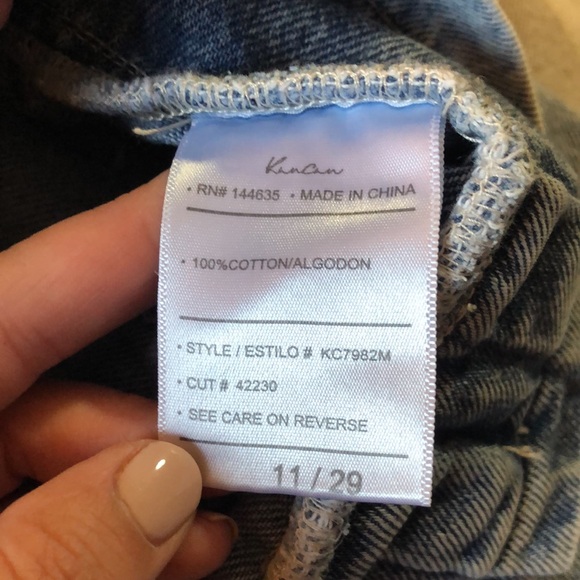 KanCan super highrise deniem shorts - Picture 4 of 4